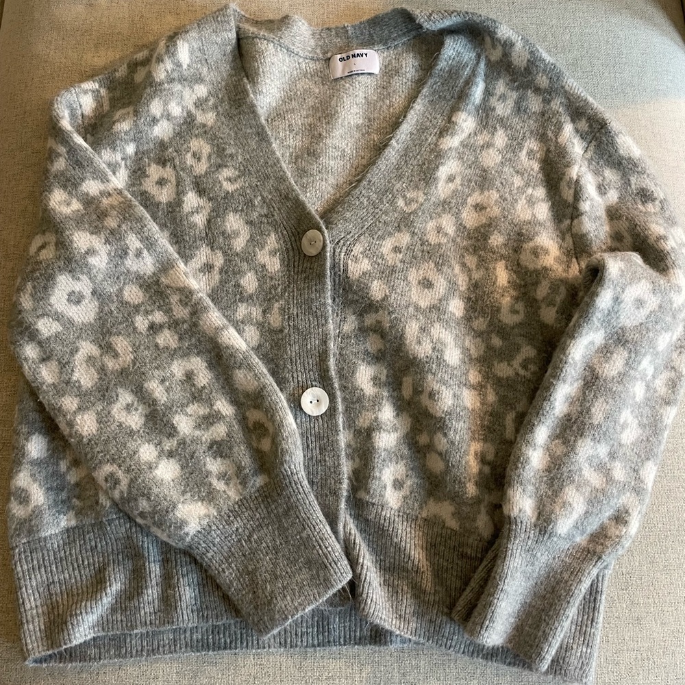 Over sized old navy cardigan. Gently used worn once.